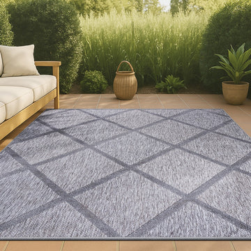 Salines Diamond Trellis Indoor/outdoor Area Rug